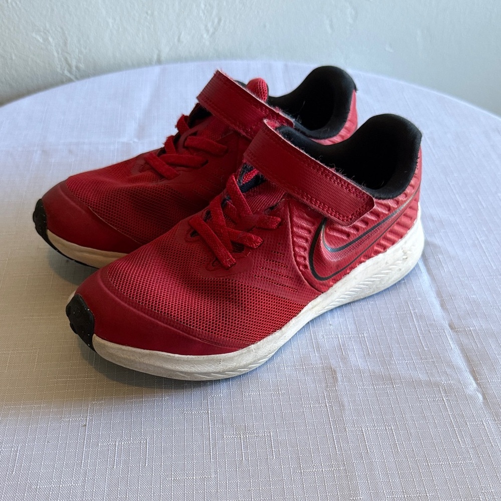 Nike Kids Red and Black Sneakers